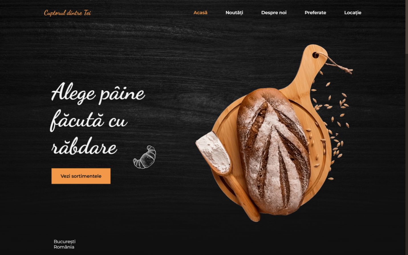 Pagina principală Cuptorul dintre Tei, brutărie artizanală din București