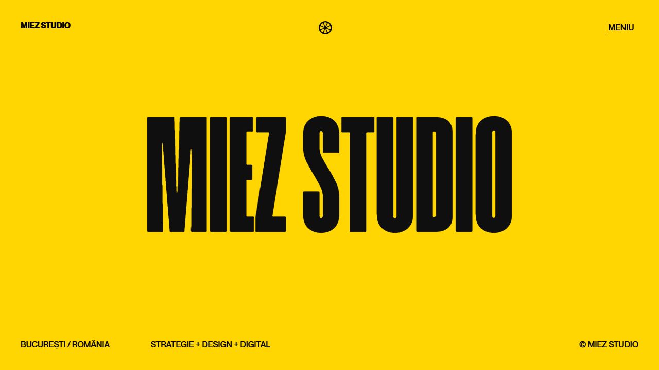 Pagina principală Miez Studio, atelier creativ din București